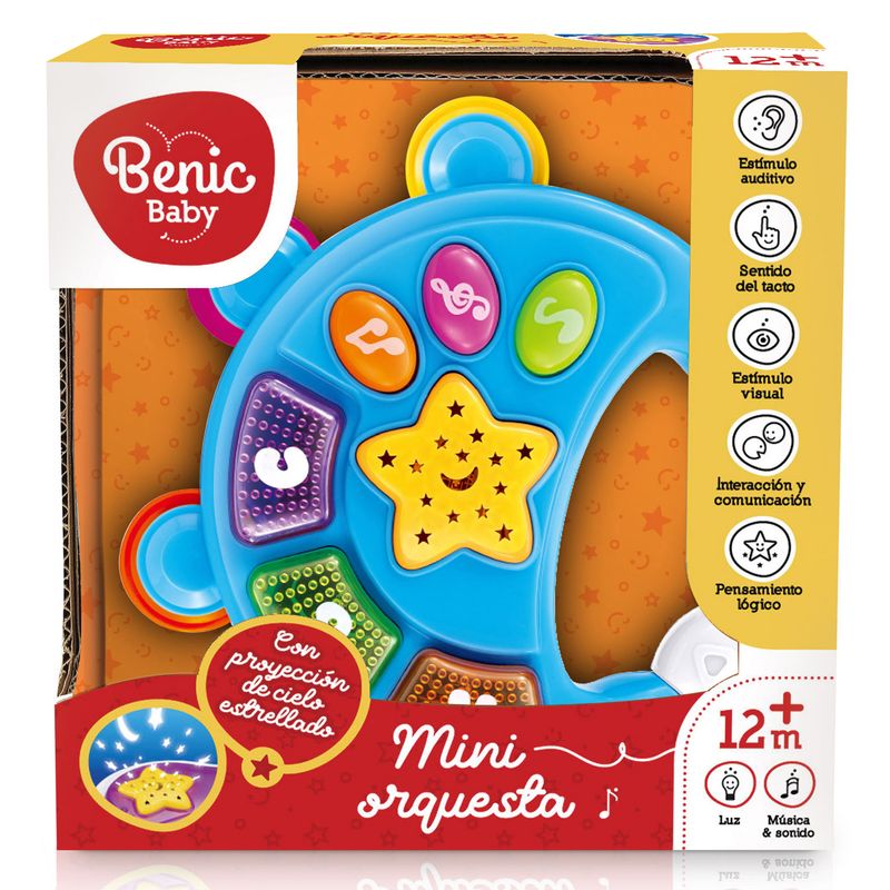 BENIC BABY - Pandero Musical con Luces y Sonidos