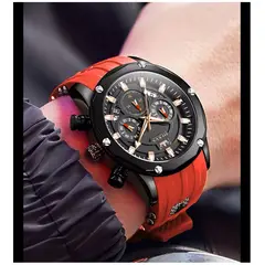 GENERICO - Reloj Quartz Deportivo de Lujo para Hombre Cronógrafo con Calendario