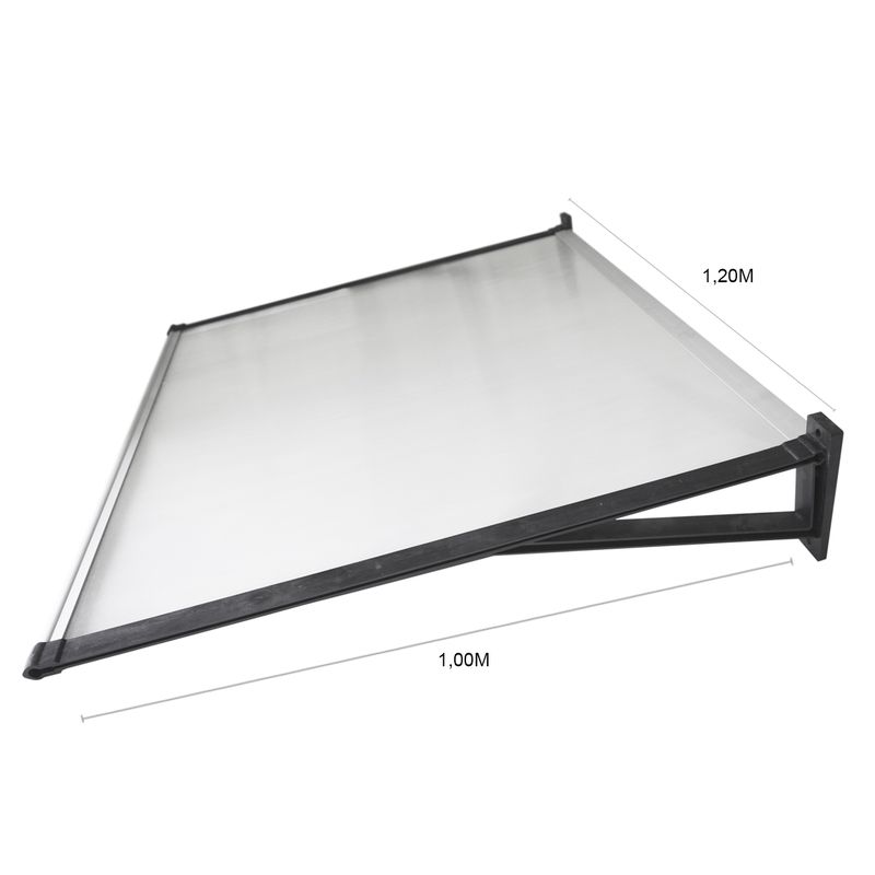DVP - Alero Listo Recto 10x12mts Transparente DVP
