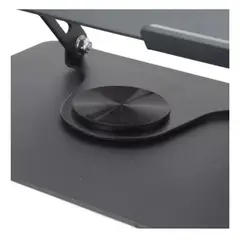 GENERICO - Soporte Aluminio Cooler Para Notebook 360° Negro