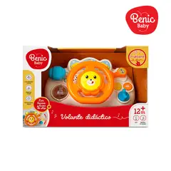 BENIC BABY - Volante Educativo con Sonidos y Luces Interactivas