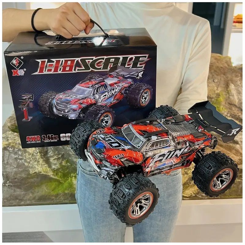 GENERICO - Auto RC Monster Truck Profesional 4WD Velocidad 60kmh