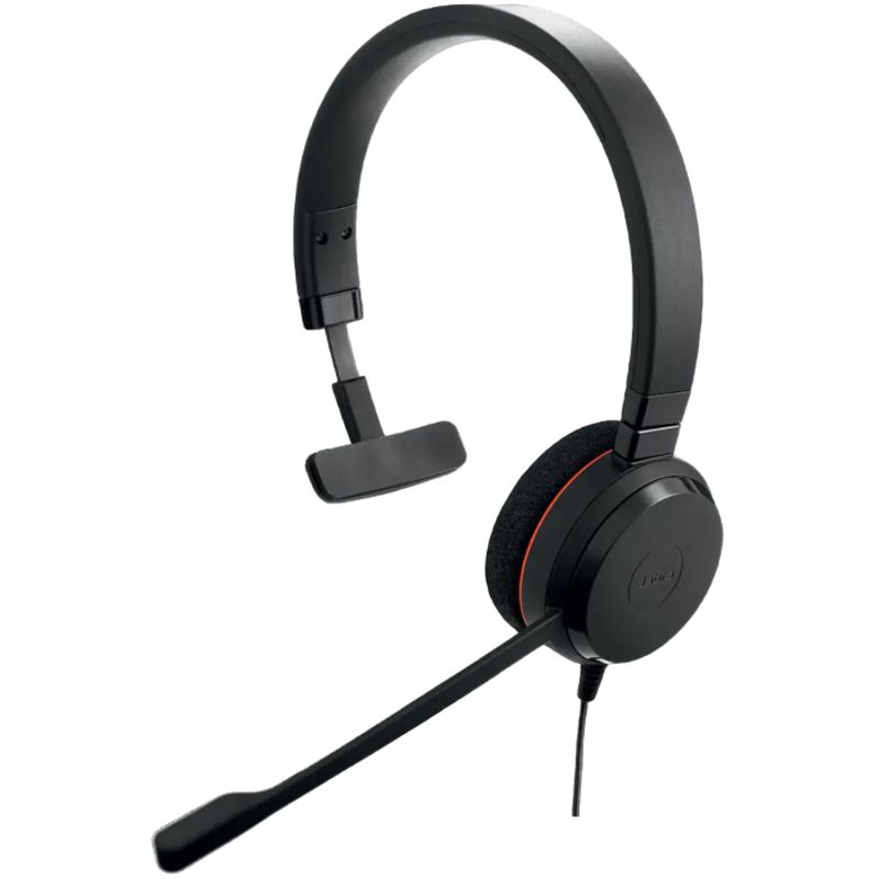 JABRA - Jabra Evolve 20 Mono UC con Micrófono y Conexión USB-A y USB-C