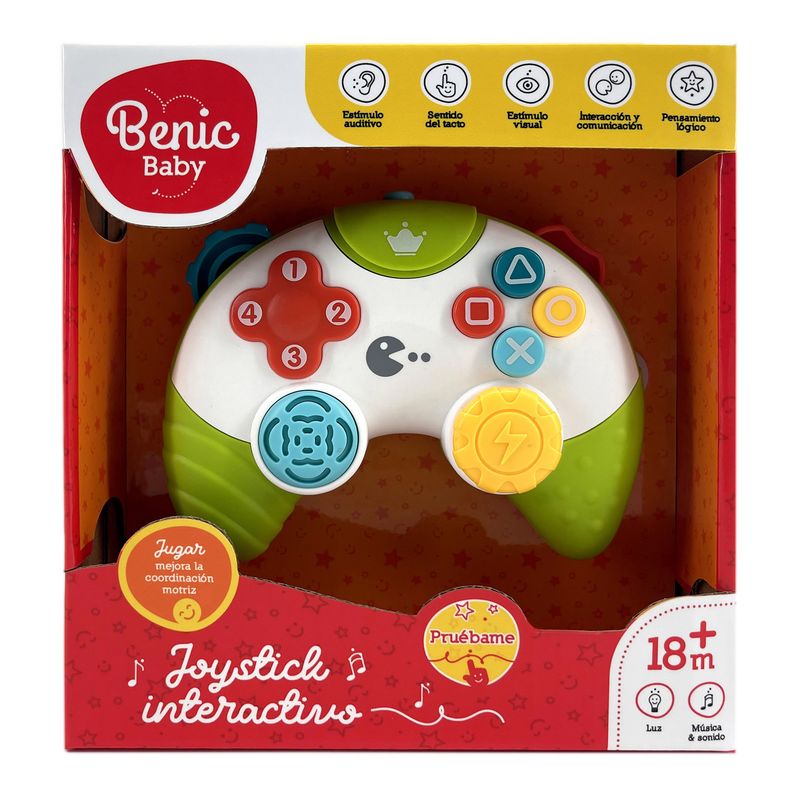 BENIC BABY - Joystick Interactivo con Luces y Sonidos