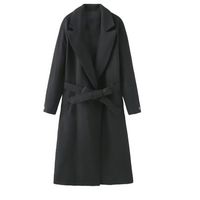 Abrigo Largo Milano Negro