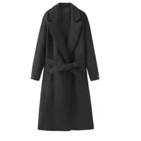 Abrigo Largo Milano Negro