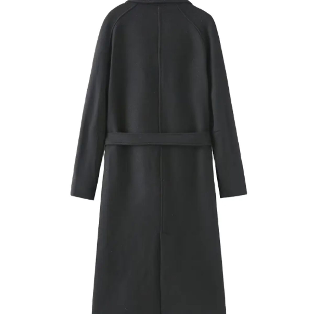 VELVET - Abrigo Largo Milano Negro