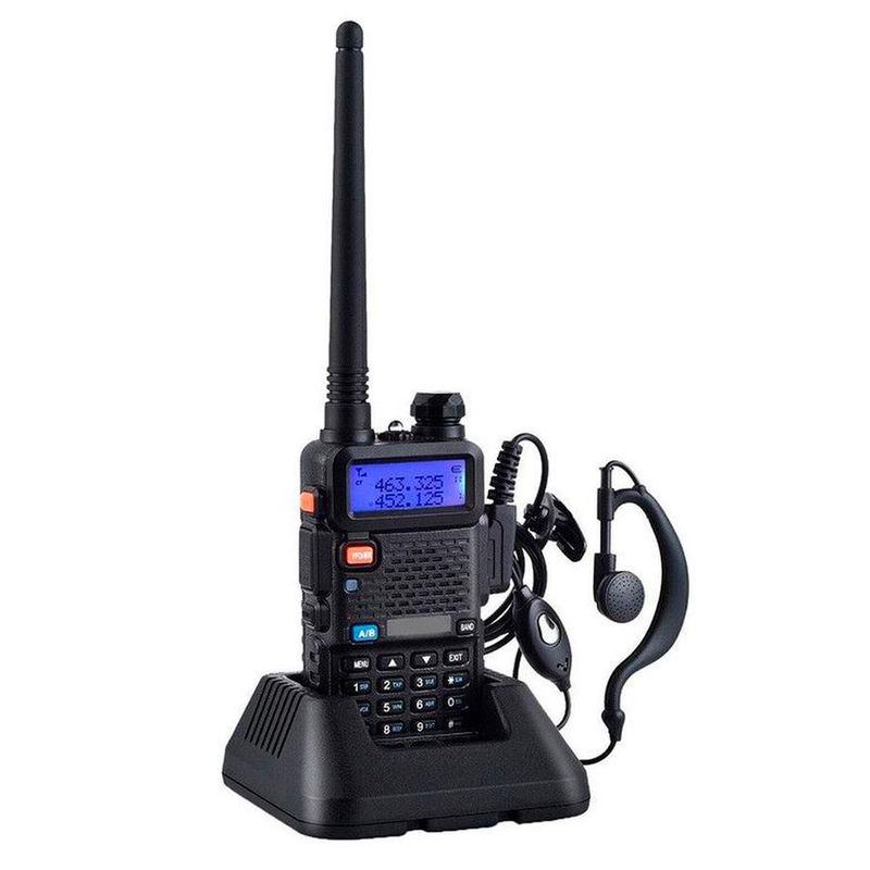 BAOFENG - Radio Transmisor Baofeng Walkie Talkie Mlab - Negro