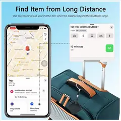 GENERICO - Localizador GPS Inteligente Llaves Equipaje Mascotas y Carteras