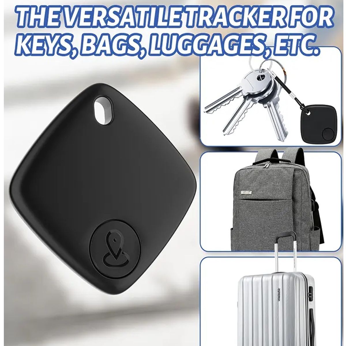GENERICO - Localizador GPS Inteligente Llaves Equipaje Mascotas y Carteras
