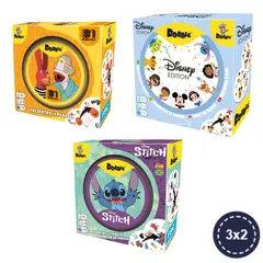 ASMODEE - Pack Dobble - Disney + 31 Minutos + Lilo y Stitch