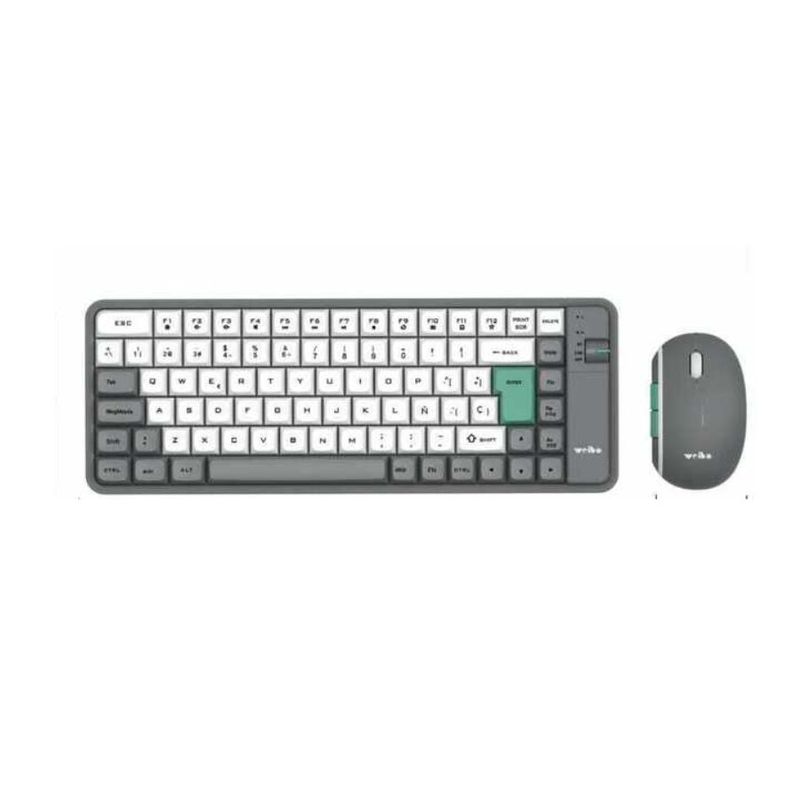 GENERICO - Teclado Y Mouse Inalambrico Kit Combo Bluetooth