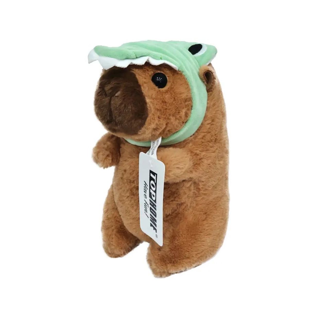 GENERICO - Peluche Capibara Gorrita Cocodrilo 21cm