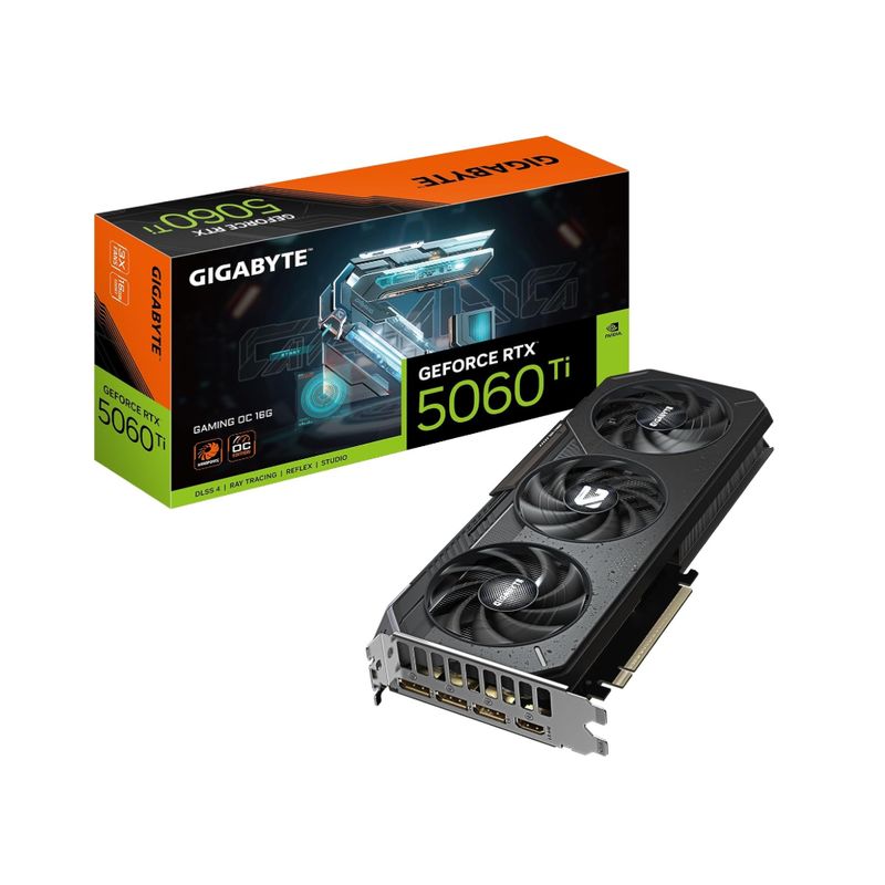 GIGABYTE - Tarjeta de Video - Gigabyte GeForce RTX 5060 TI GAMING OC 16G
