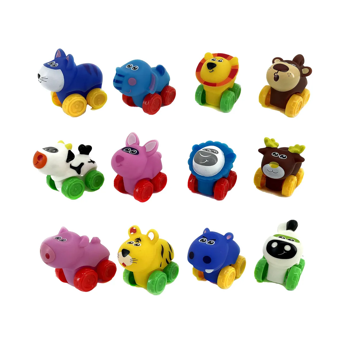 BENIC BABY - Set Animalitos con Ruedas de Libre Movimiento