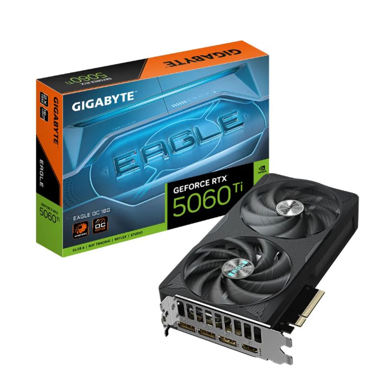 GIGABYTE - Tarjeta de Video - Gigabyte GeForce RTX 5060 Ti EAGLE OC 16G