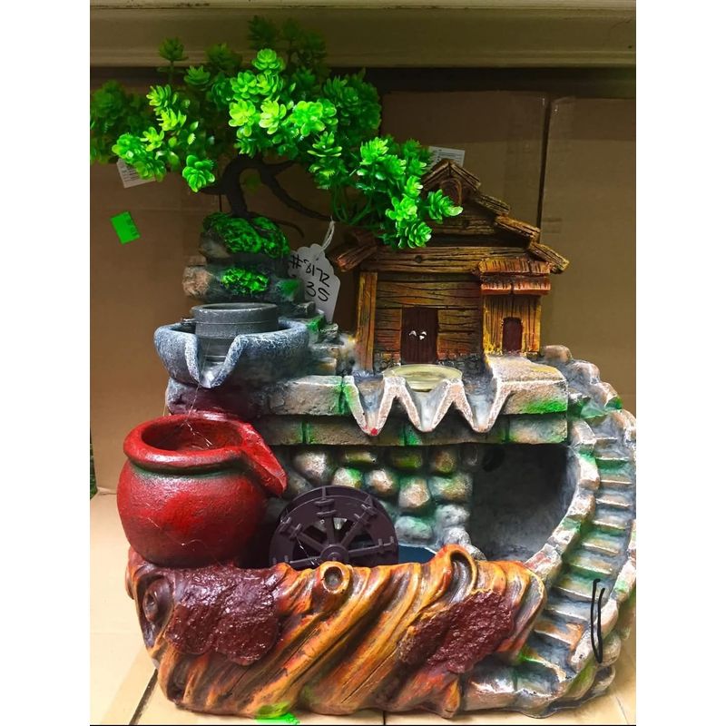 GENERICO - Figura Decorativa Casa Estilo Piedra