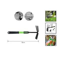GENERICO - Azado Doble Cabeza Para Jardineria 36 Cm