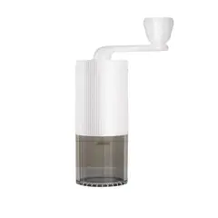 GENERICO - Molinillo Moledor De Granos De Cafe Y Semillas Manual Coffee Blanco