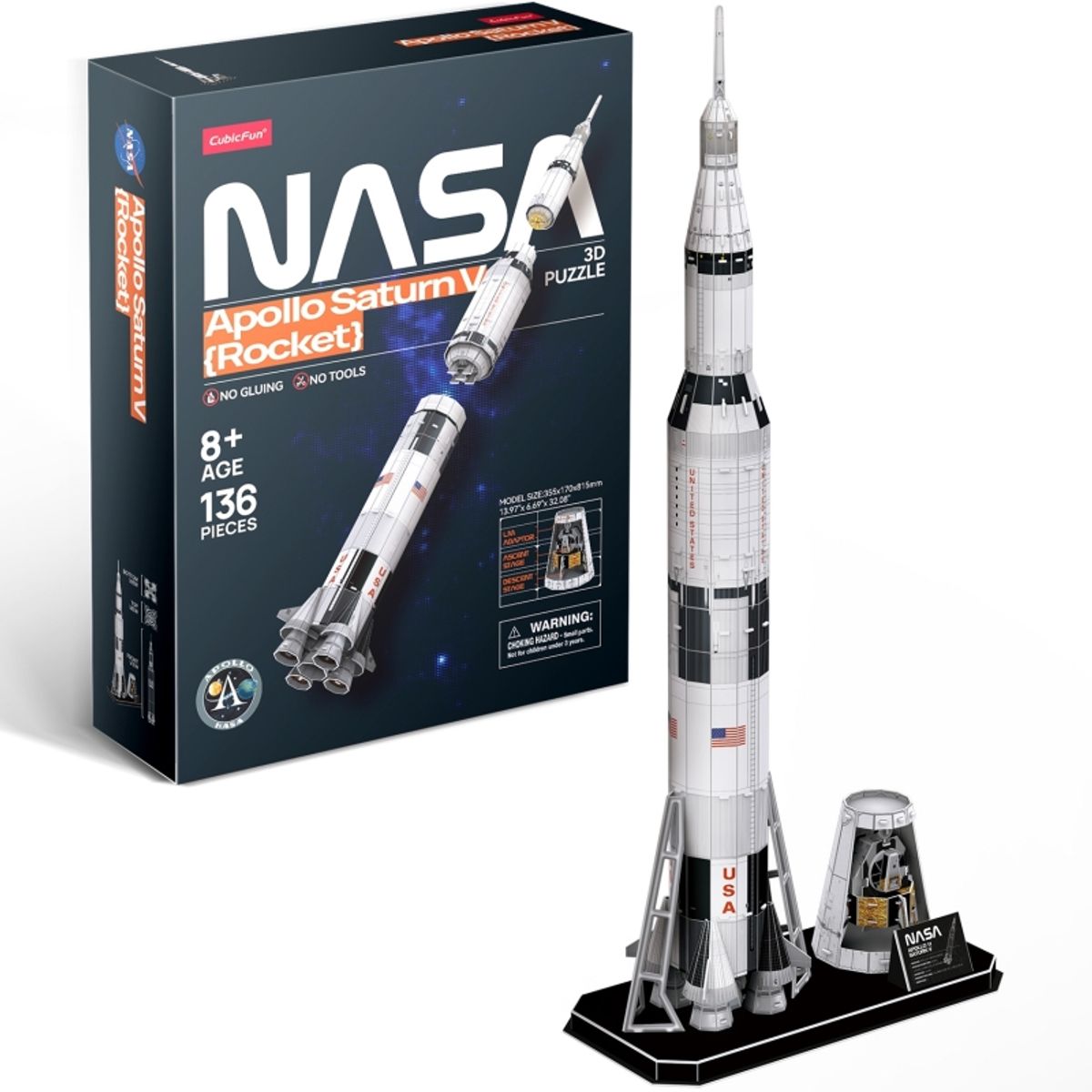 GENERICO - CUBIC DS1059H APOLLO SATURN V ROCKET