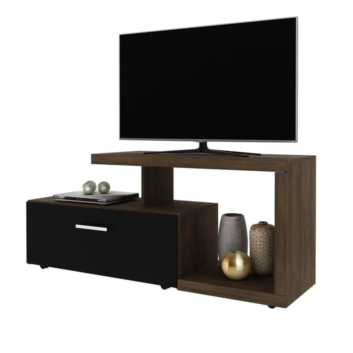 TECNOMOBILI - Rack TV 55 Rustico-negro R1451 Tecnomobili