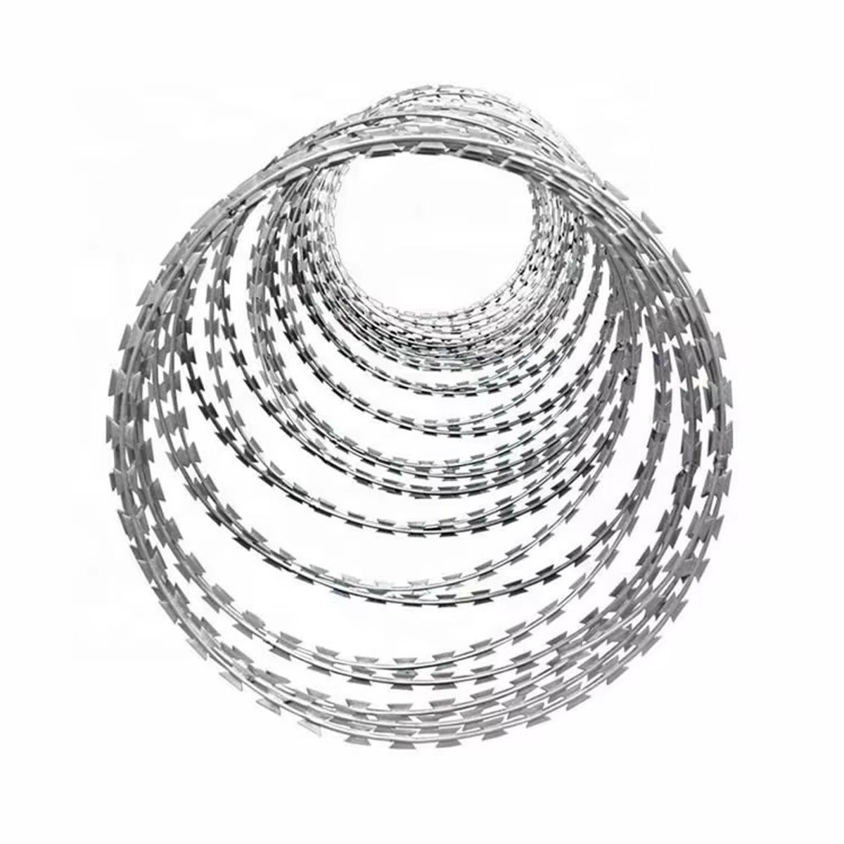 GENERICO - Rollo Concertina Alambre Puas Galvanizado Seguridad 300 x 10m