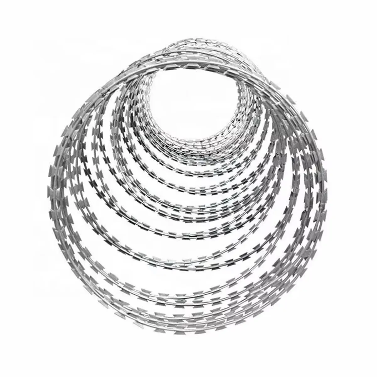 GENERICO - Rollo Concertina Alambre Puas Galvanizado Seguridad 300 x 10m