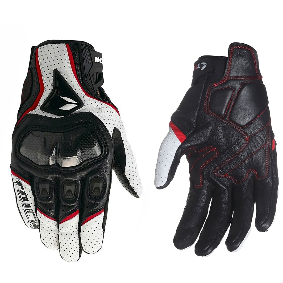 GENERICO - Guantes de cuero Itachi blanco XL SOYRUTA