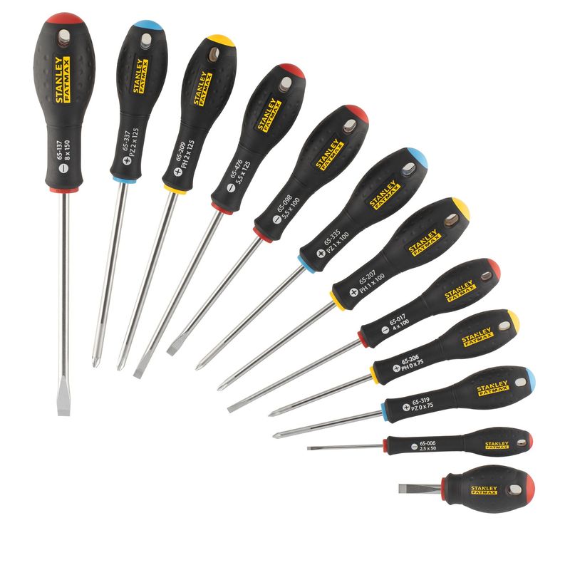 STANLEY - Set 12 destornilladores FATMAX STANLEY FMHT65426-0