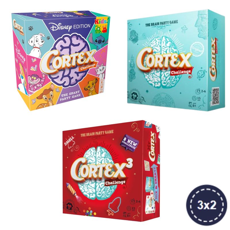 ASMODEE - Pack Cortex - Challenge 1 + Challenge 3 + Disney Kids