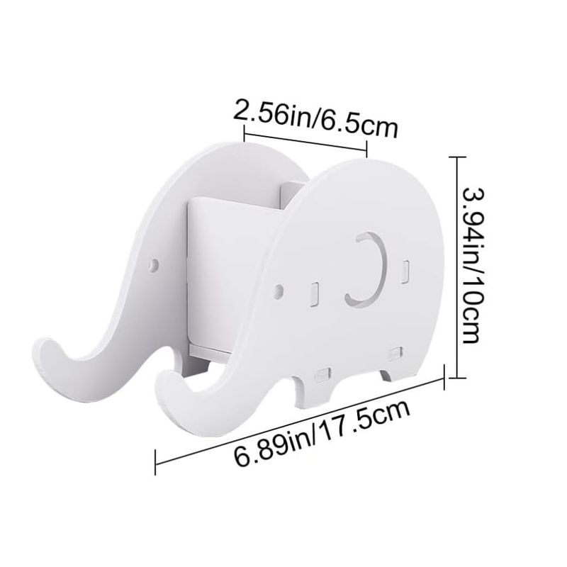 GENERICO - Porta Celular Y Lapicero Elefante Blanco