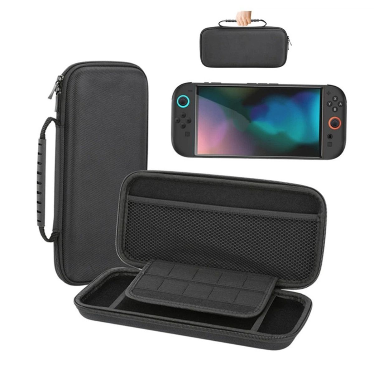 MUNDO MAGIA - Bolso Estuche Funda Para Nueva Nintendo Switch 2 Color Negro