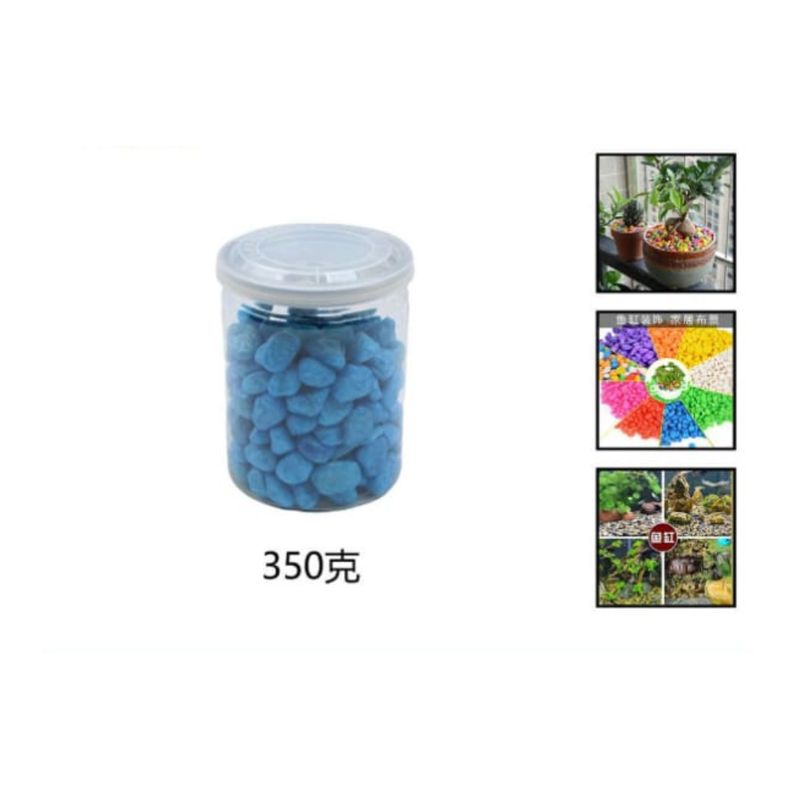 GENERICO - Piedras Decorativas 350 Gramos Azul