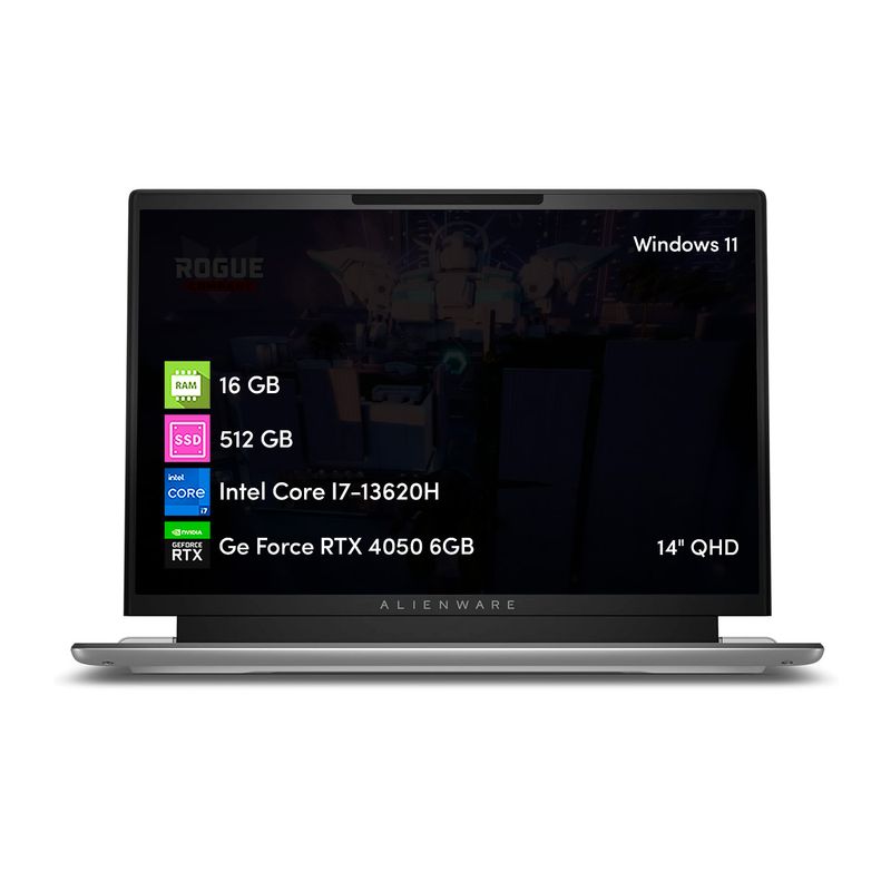 DELL - Notebook Gamer Dell Alienware X14 R2 i7 16GB 512GB SSD RTX4050 14 QHD