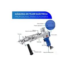 OFERTABKN - Pistola Tufting 2 En 1 Cut Y Loop Maquina De Tejer Alfombras