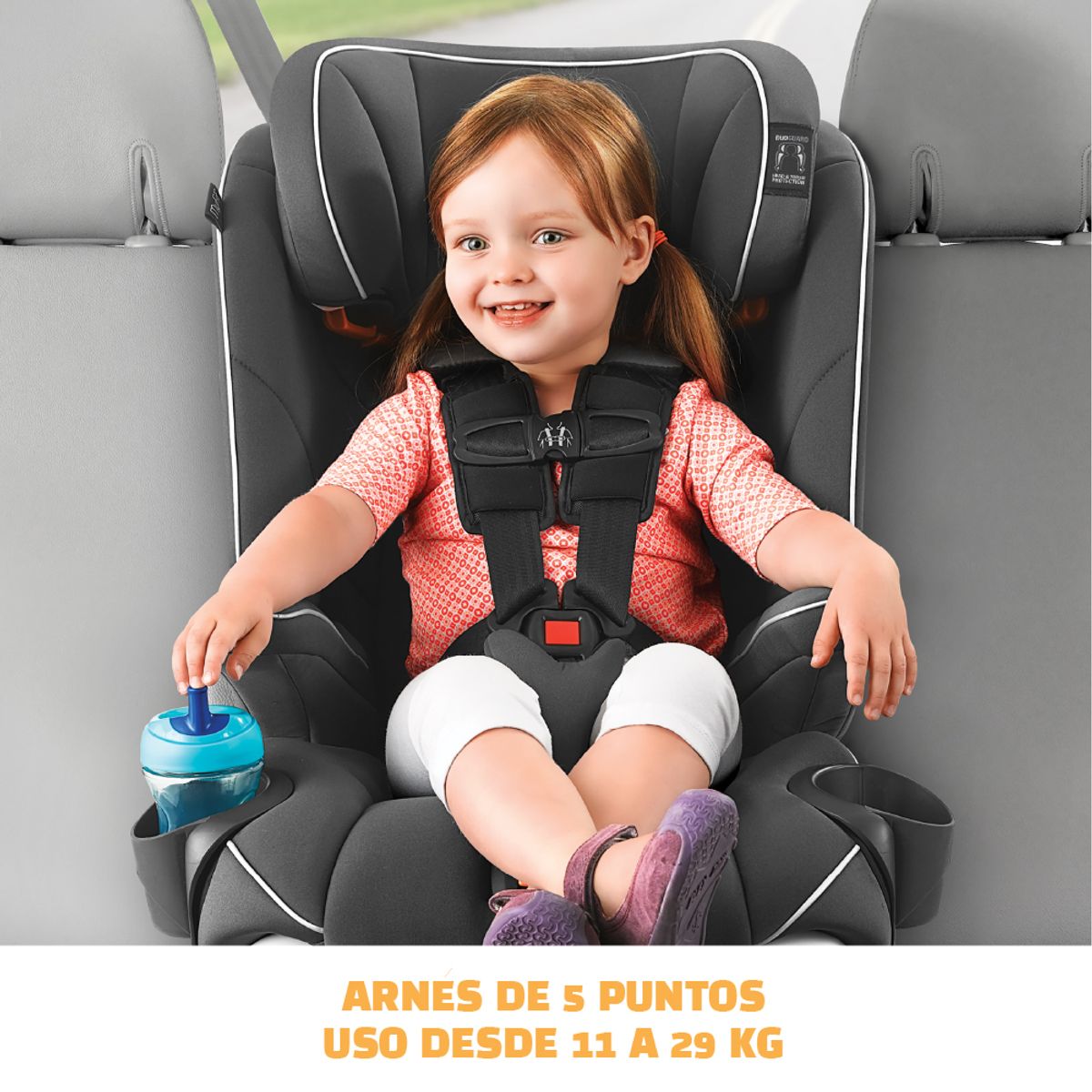 CHICCO - Butaca con Arnés Chicco Myfit con Latch Fathom