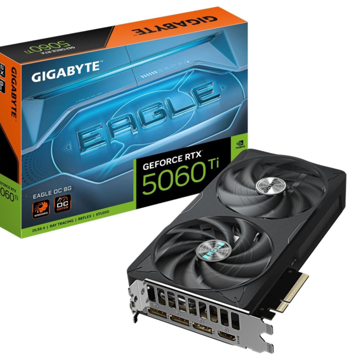 GIGABYTE - Tarjeta de Video - Gigabyte RTX 5060 Ti EAGLE OC 8G - 8 GB GDDR7