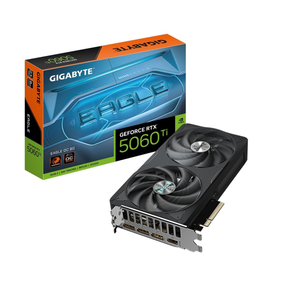 GIGABYTE - Tarjeta de Video - Gigabyte RTX 5060 Ti EAGLE OC 8G - 8 GB GDDR7