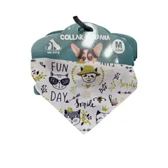GENERICO - COLLAR BANDANA TALLA M PARA MASCOTAS