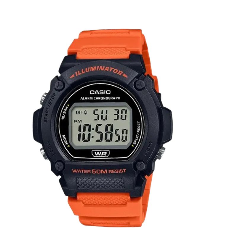 CASIO - RELOJ CASIO W219H-4A HOMBRE DEPORTIVO ILUMINATOR