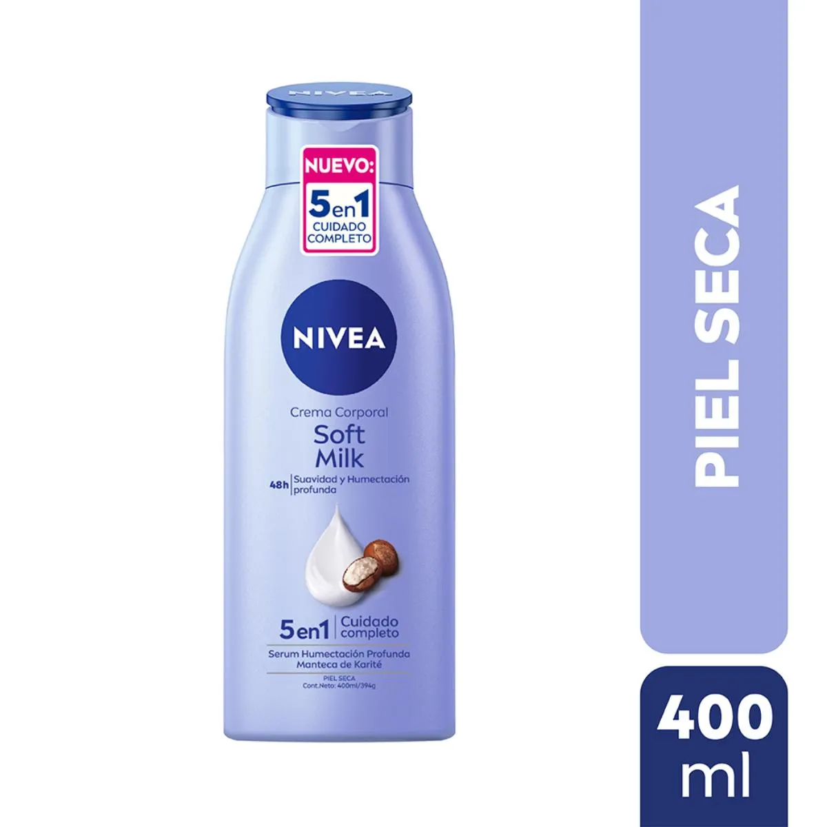 NIVEA - NIVEA Crema Humectante Soft Milk (400ml)