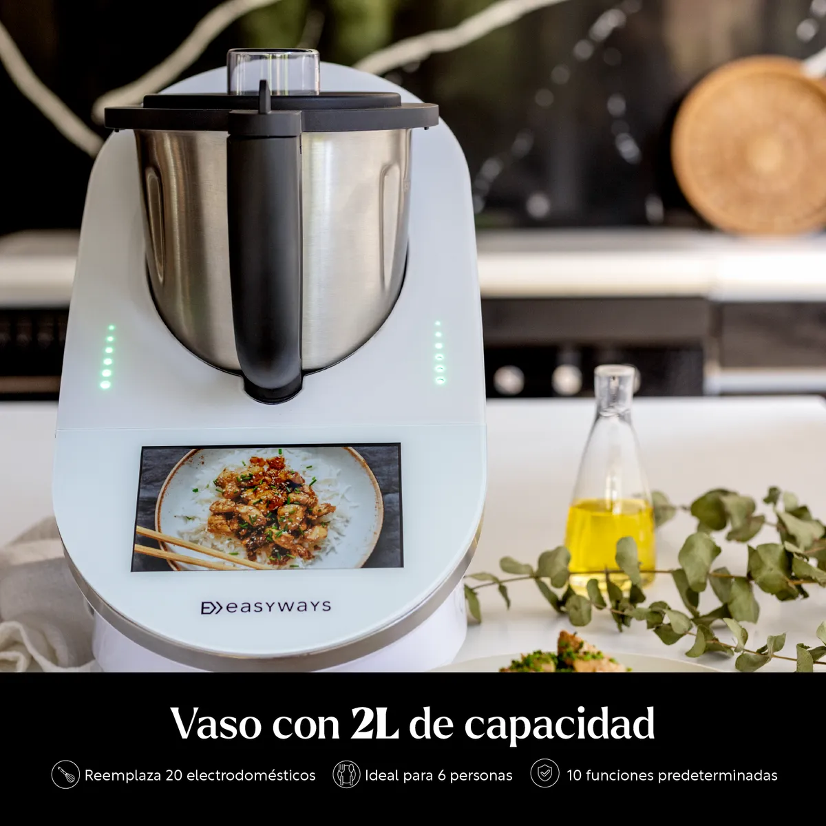 EASYWAYS - Robot de Cocina Kitchen Super Conect 2 L EasyWays