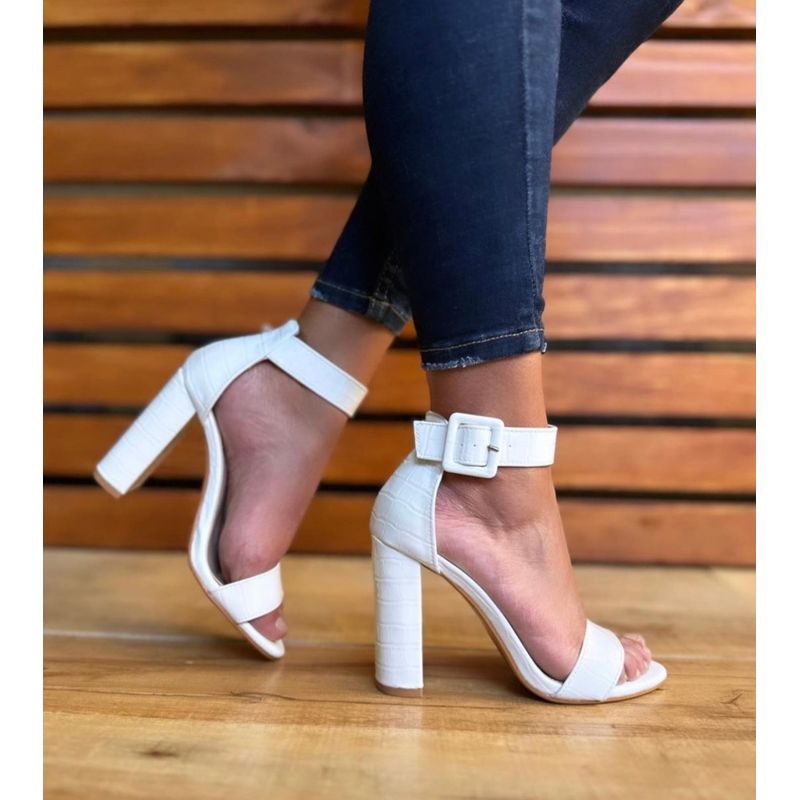 SNOOPY - Sandalias  Mujer con Taco Alto M410