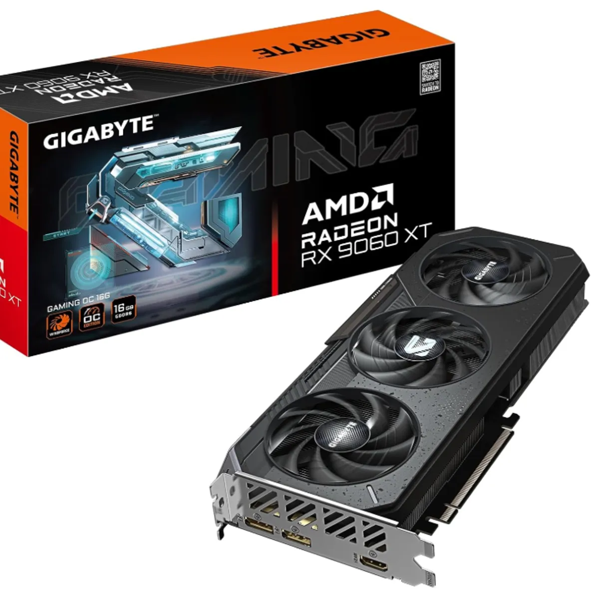 GIGABYTE - Tarjeta de Video - Gigabyte Radeon RX 9060 XT GAMING OC 16G