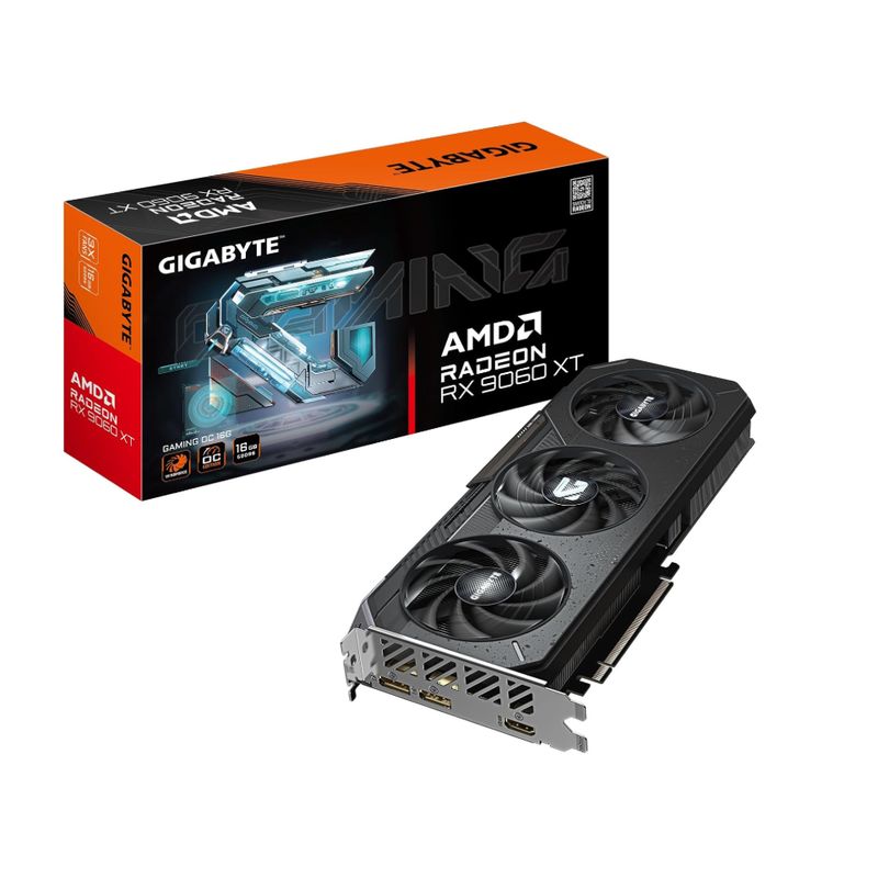 GIGABYTE - Tarjeta de Video - Gigabyte Radeon RX 9060 XT GAMING OC 16G