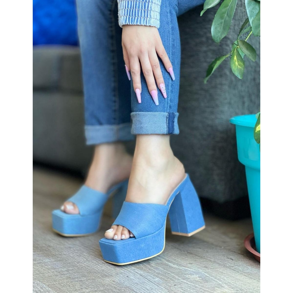 SNOOPY - Sandalias Mujer con Plataforma M401