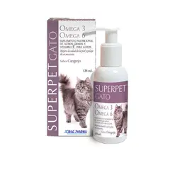 DRAG PHARMA - Superpet Omega Gato 125 ml - Suplemento Piel