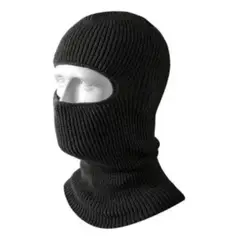 INDUSBORD - Pasamontaña De Lana Para Invierno Negro