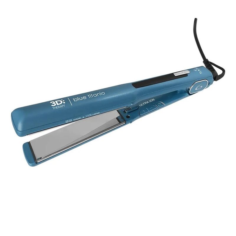 GAMA - Plancha De Cabello Gama Italy Starlight W&l Blue Titanio 3D