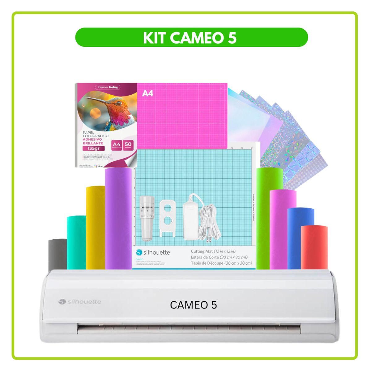 SILHOUETTE - KIT CAMEO 5 FULL ECONÓMICO GP07